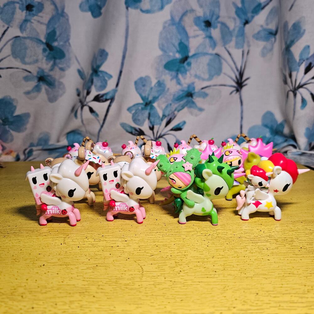 Tokidoki Unicorno & Friends Lot of 11 Strawberry Milk Rosa Latte Anarena Sundae